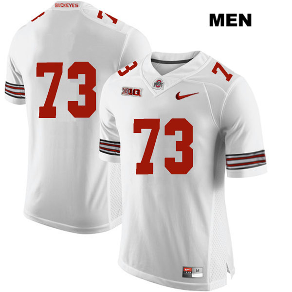 Ohio State Buckeyes Men's Michael Jordan #73 White Authentic Nike No Name College NCAA Stitched Football Jersey RQ19F63CV